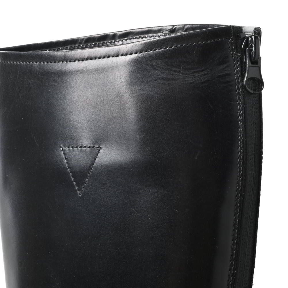  JIL SANDER バックジップ レザー ロング ブーツ ブーツ 靴