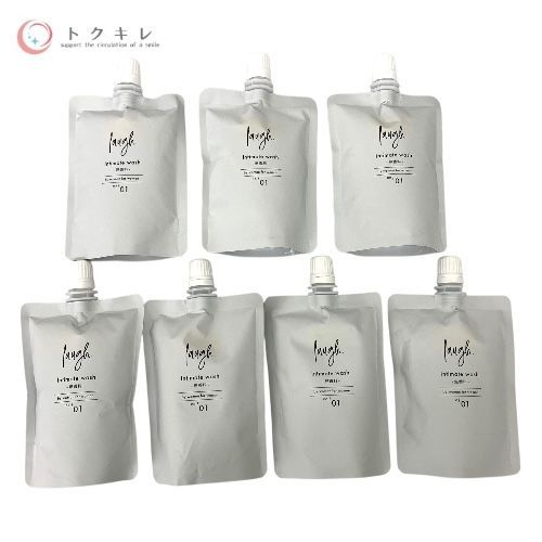 トクキレ ラフドット インティメイトウォッシュ無香料 詰替え用 100ml 7個セット デリケートゾーン用ソープ laugh