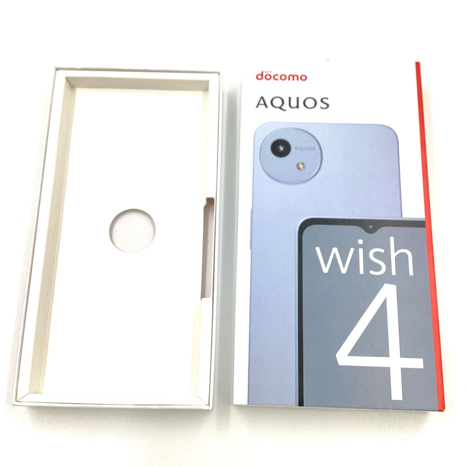 AQUOS wish4 SH-52E ブルー docomo SIMフリー | SHARP 64GB wish