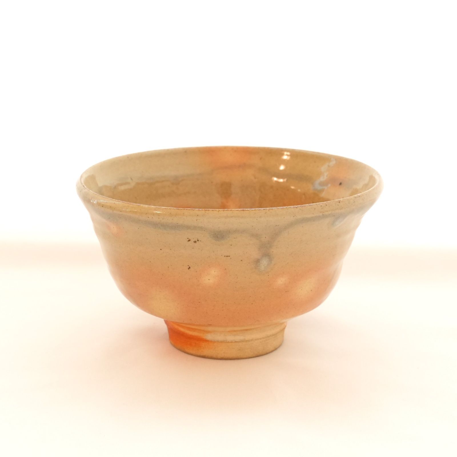 KO]本窯萩焼陶器 野坂江月堂 茶碗 抹茶碗 2個セット 野坂康