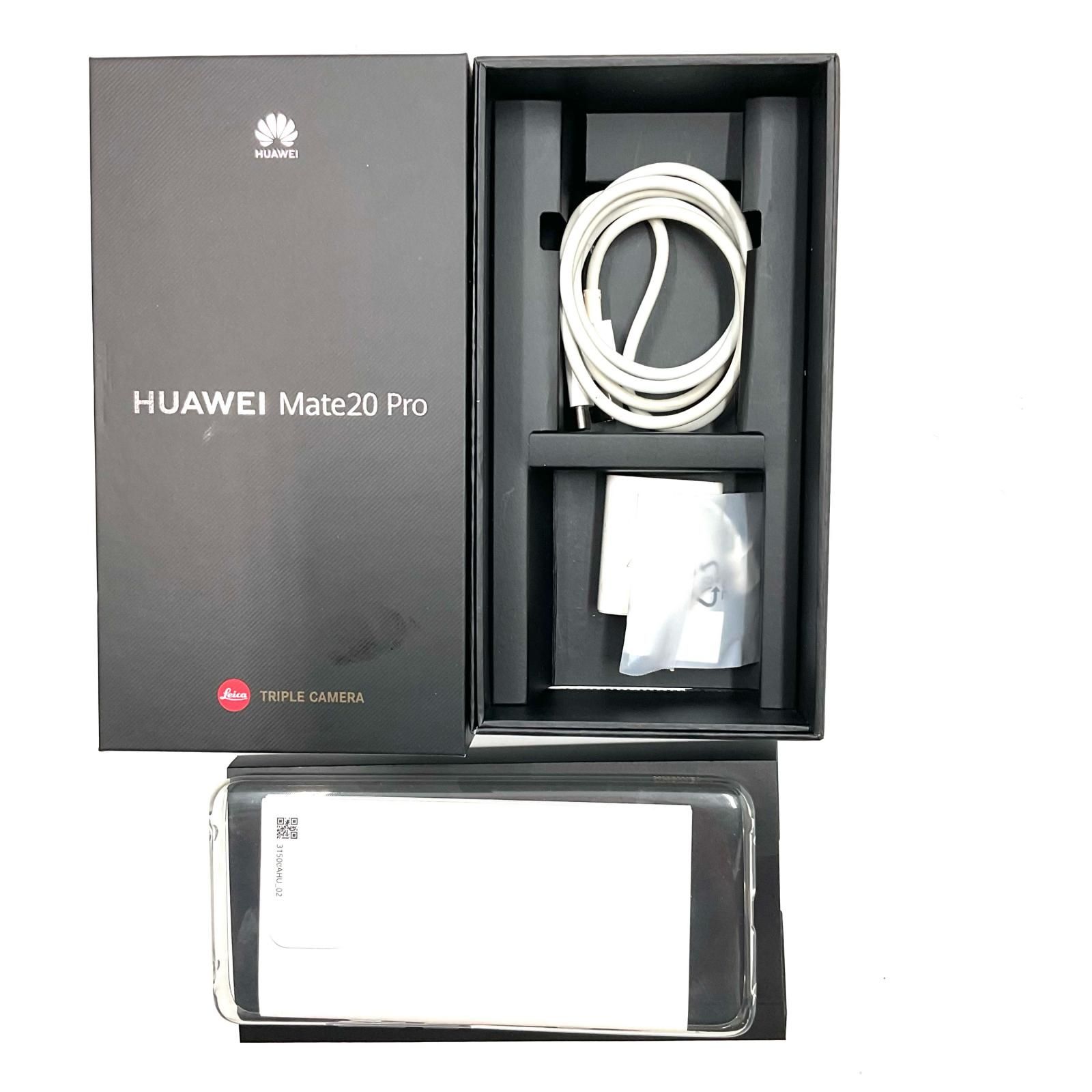 Huawei Mate 20 Pro 128GB Midnight Blue LYA-L29 白ロム 動作確認済