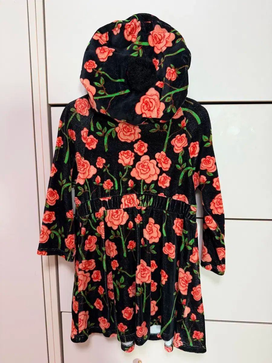 ミニロディーニ ベルベット ローズ ONE PIECE 帽子 セット