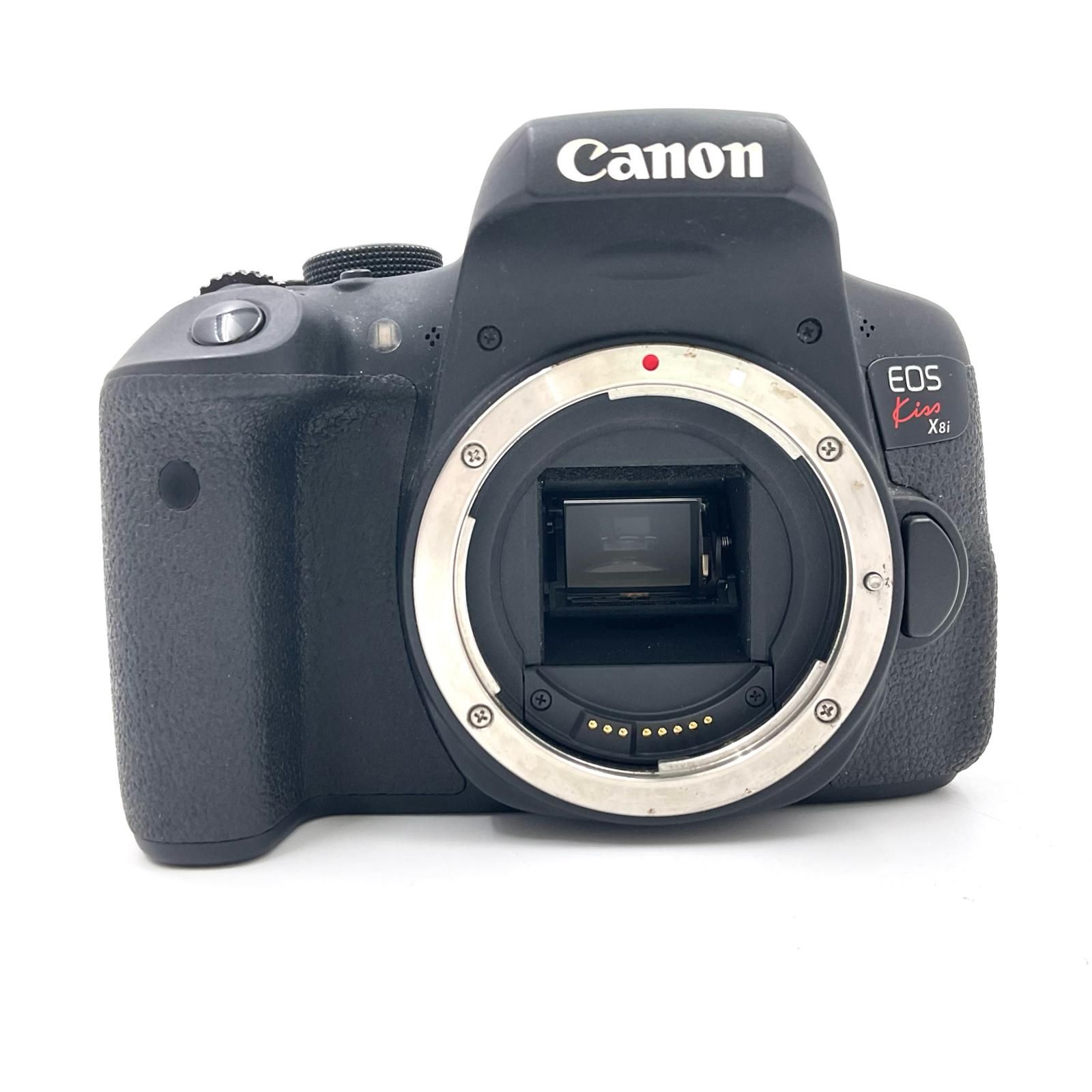 全額返金保証 最速発送 Canon デジタル一眼 EOS Kiss X8i ボディ ブラック 動作 済