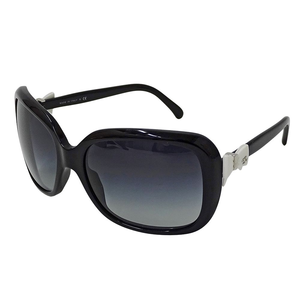 シャネル　5171 サングラス　リボン　ブラック　グラデーション　CHANEL シャネル CHANEL サングラス レディース ブランド ブルー ブラック