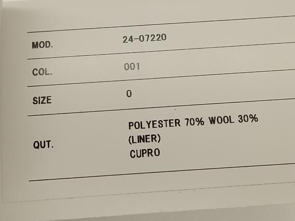  sacai サカイ Suiting Short ショートパンツ キュロットスカート 24 ss 24-07220 サイズ0 ブラック 通年 その他 トップス