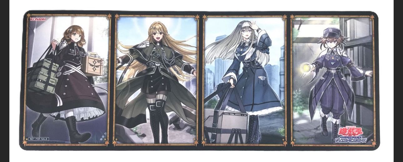 遊戯王 公式プレイマット TACTICAL-TRY DECK 戦 エクソシスター プレイマット