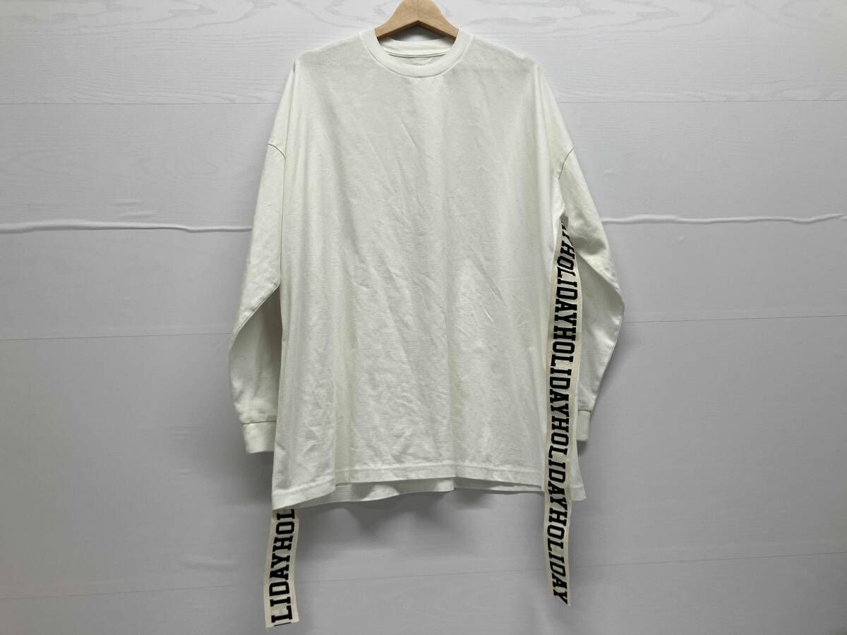 HOLIDAY ホリデイ 長袖TシャツSUPER FINE DRI MINI DRESS one ワンサイズ ホワイト20201220 コットン 通年