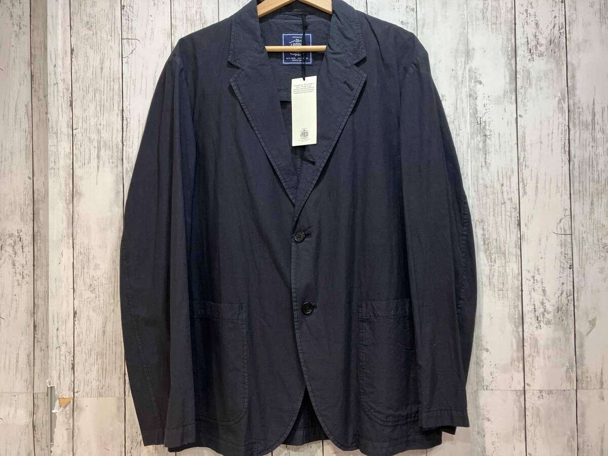 J.PRESS ジェイプラス JKOASS0058 テーラードジャケット 綿 ネイビー 38