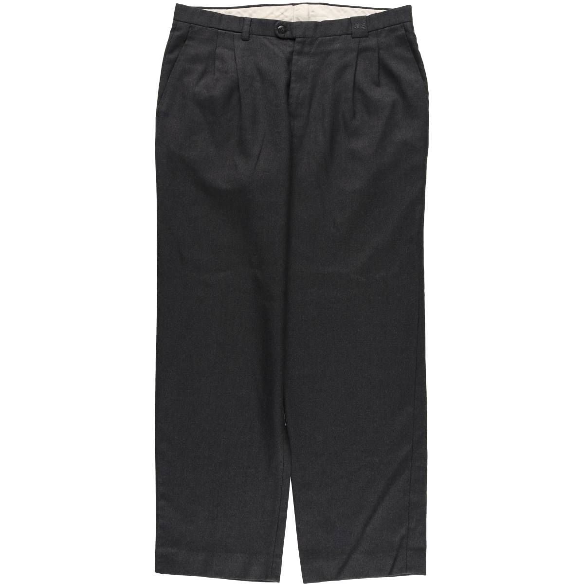 古着 バーバリー Burberry s LONDON ツータック ウールパンツ 46 メンズw37相当 eaa592354