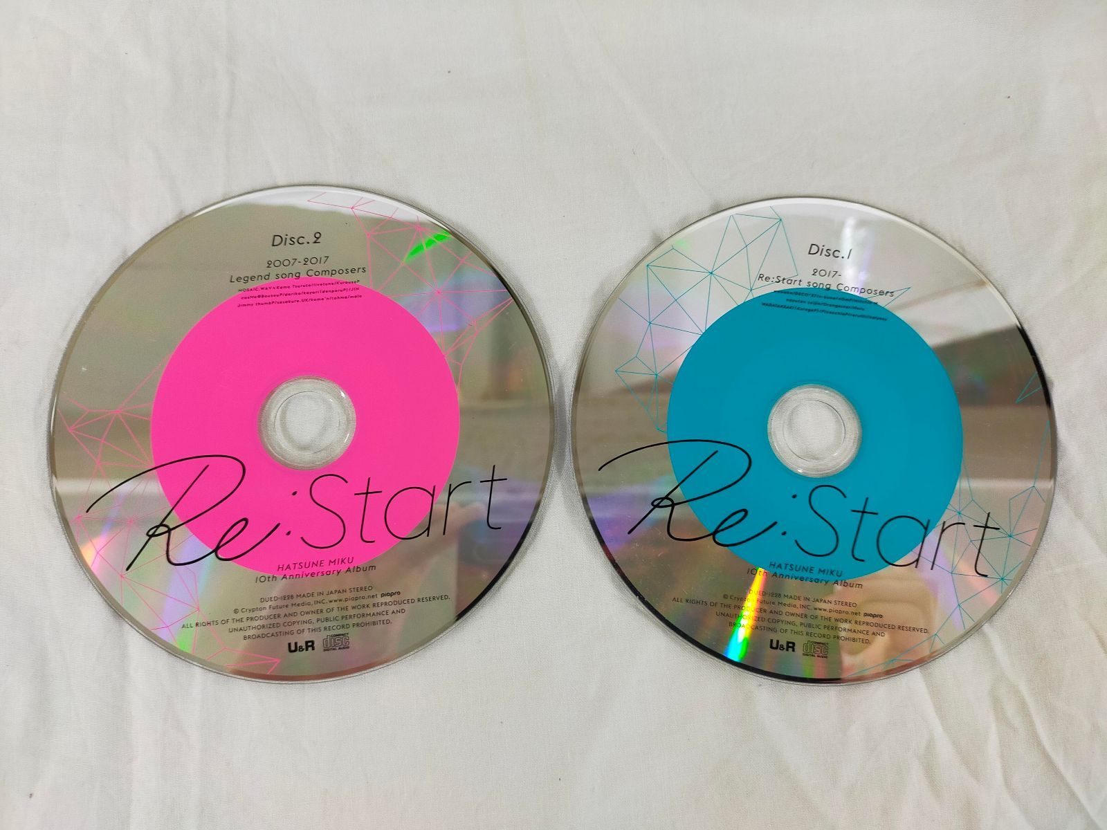 HATSUNE MIKU 10th Anniversary Album 「Re:Start」(初回盤)[Music