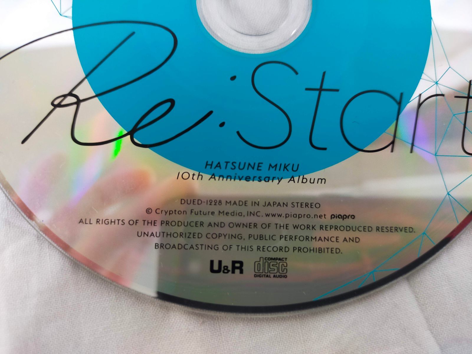 HATSUNE MIKU 10th Anniversary Album 「Re:Start」(初回盤)[Music