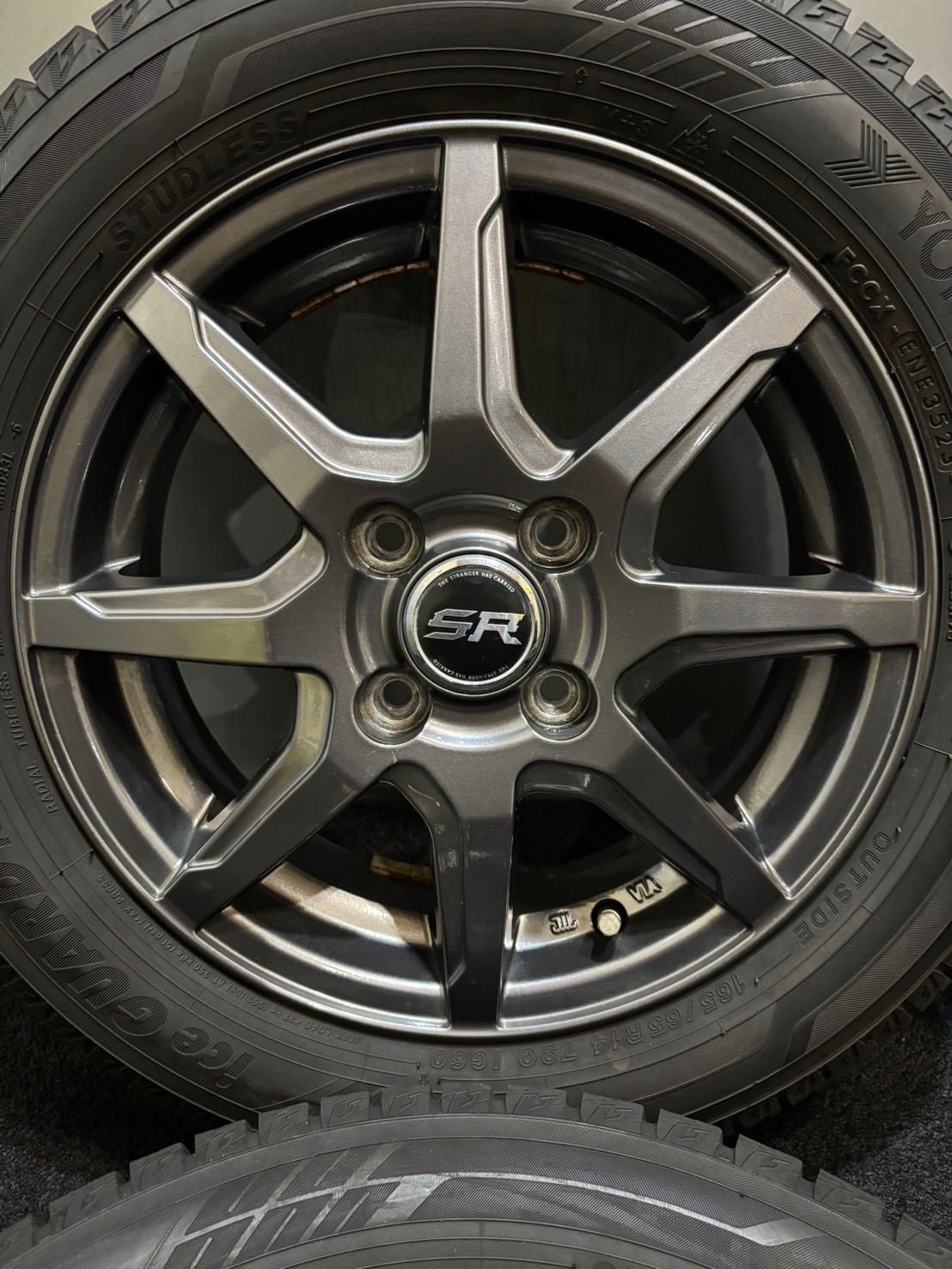 165 65 R 14 ice GUARD iG 60 23年製 SR 14インチ 4 5 J 45 100 H スタッドレス 4本 ハスラー ソリオ デリカD 2 南1 K 575