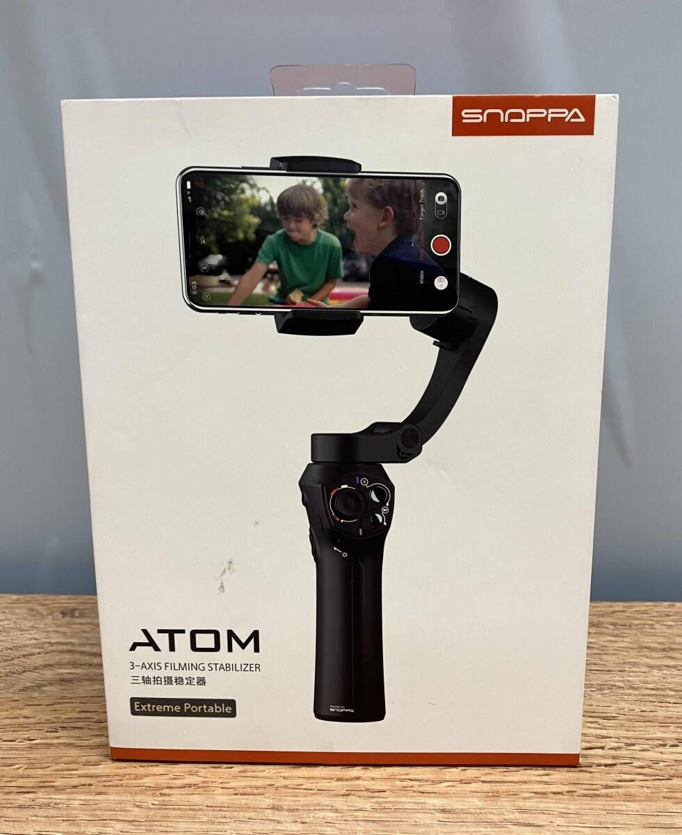 ジャンク ☆ SNOPPA ATOM ブラック(黒) 3軸ジンバル スマホ用