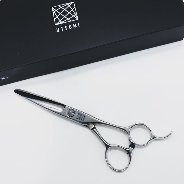 内海ウツミUTSUMI JYO Clam55 40 シザー オフセット 理容 美容ハサミ 美容師 理容師 右利き 5.5インチ sc1531