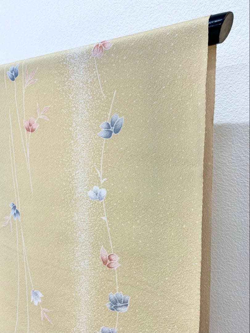 京友禅 ちりめん