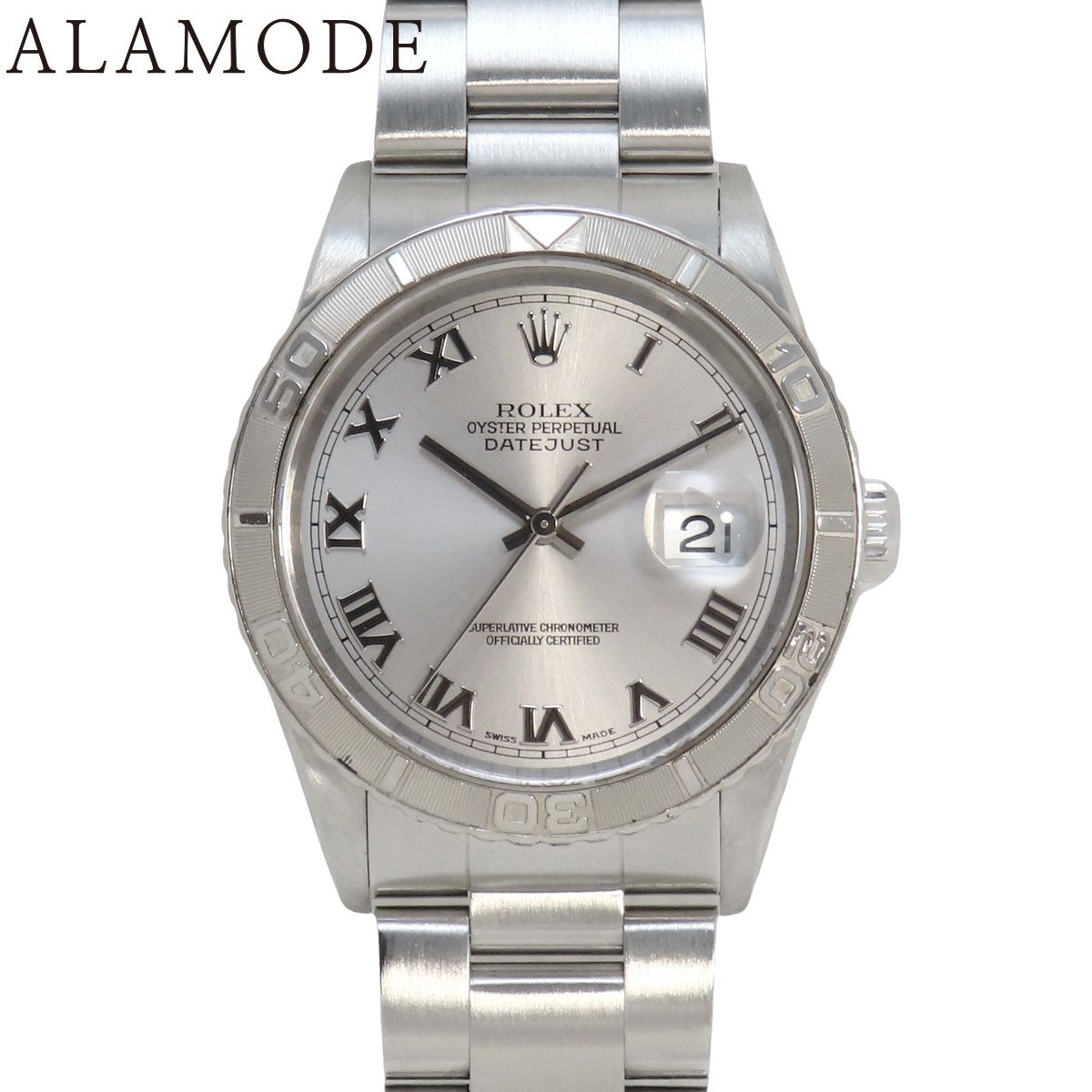 保証書付】ロレックス 16264 デイトジャスト サンダーバード WG/SS Y番  