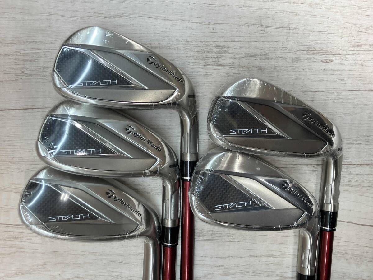 TaylorMade STEALTH レディース 5本セット アイアンセット テーラーメイド FLEX A 7-9.P.S 女性右利き用 ゴルフクラブ