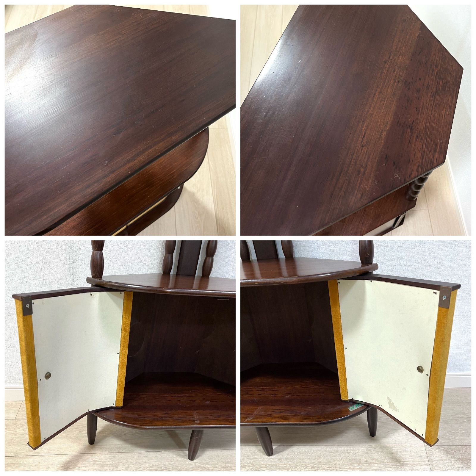 ☆najico☆木製壁掛けラック☆飾り棚☆古家具☆昭和レトロ【送料込み】 ☆najico☆木製壁掛けラック☆飾り棚☆古家具☆昭和レトロ【送料込み