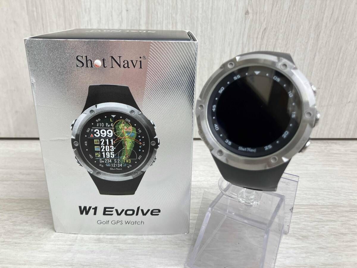02 Shot navi ショットナビ W1 Evolve ゴルフGPSウォッチ
