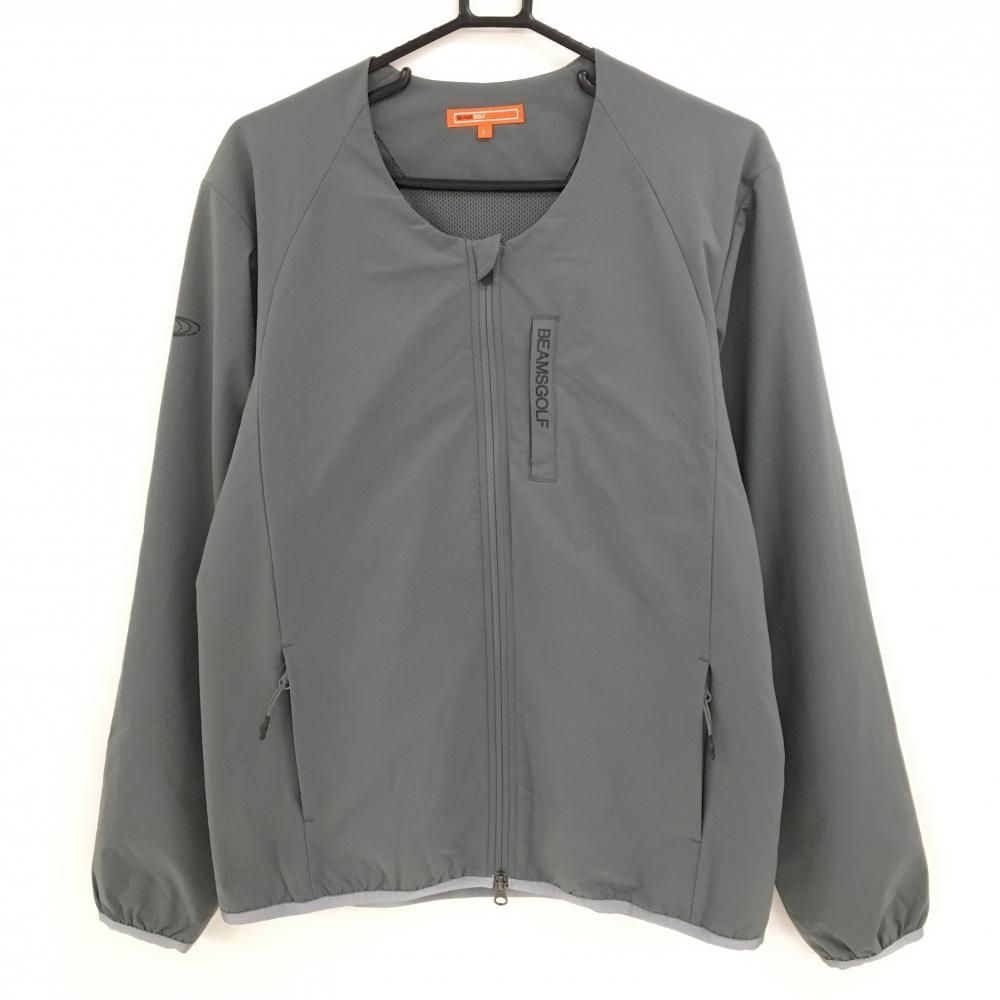 超 ビームスゴルフ 中綿ジャケット グレー 裏地メッシュ メンズ L ゴルフウェア BEAMS GOLF