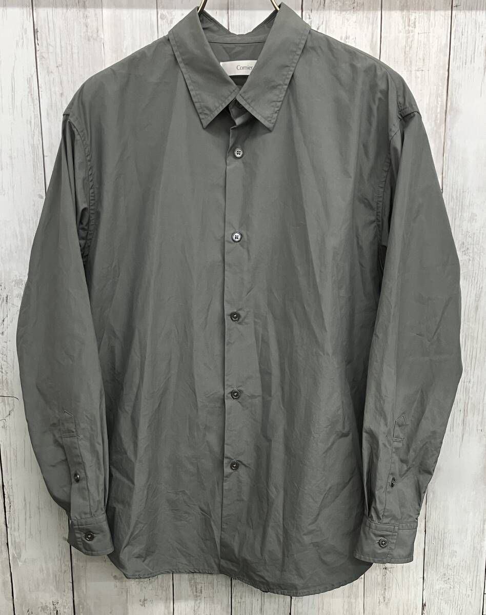 Cornier 長袖シャツ コルニエ コットンシャツ シェルボタン サイズM