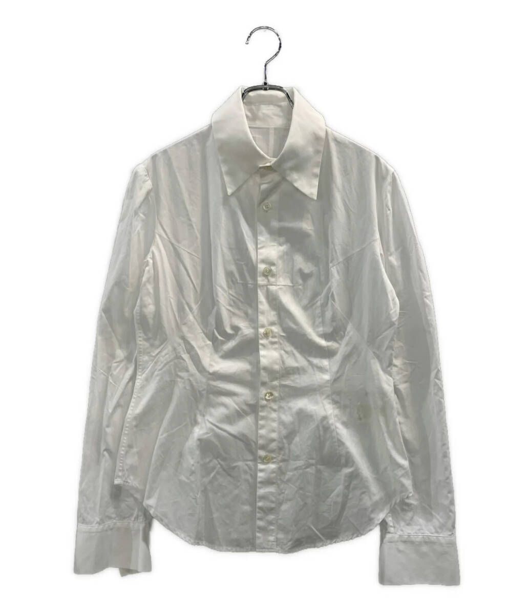 YOHJI YAMAMOTO フロントダーツデザイン長袖シャツ