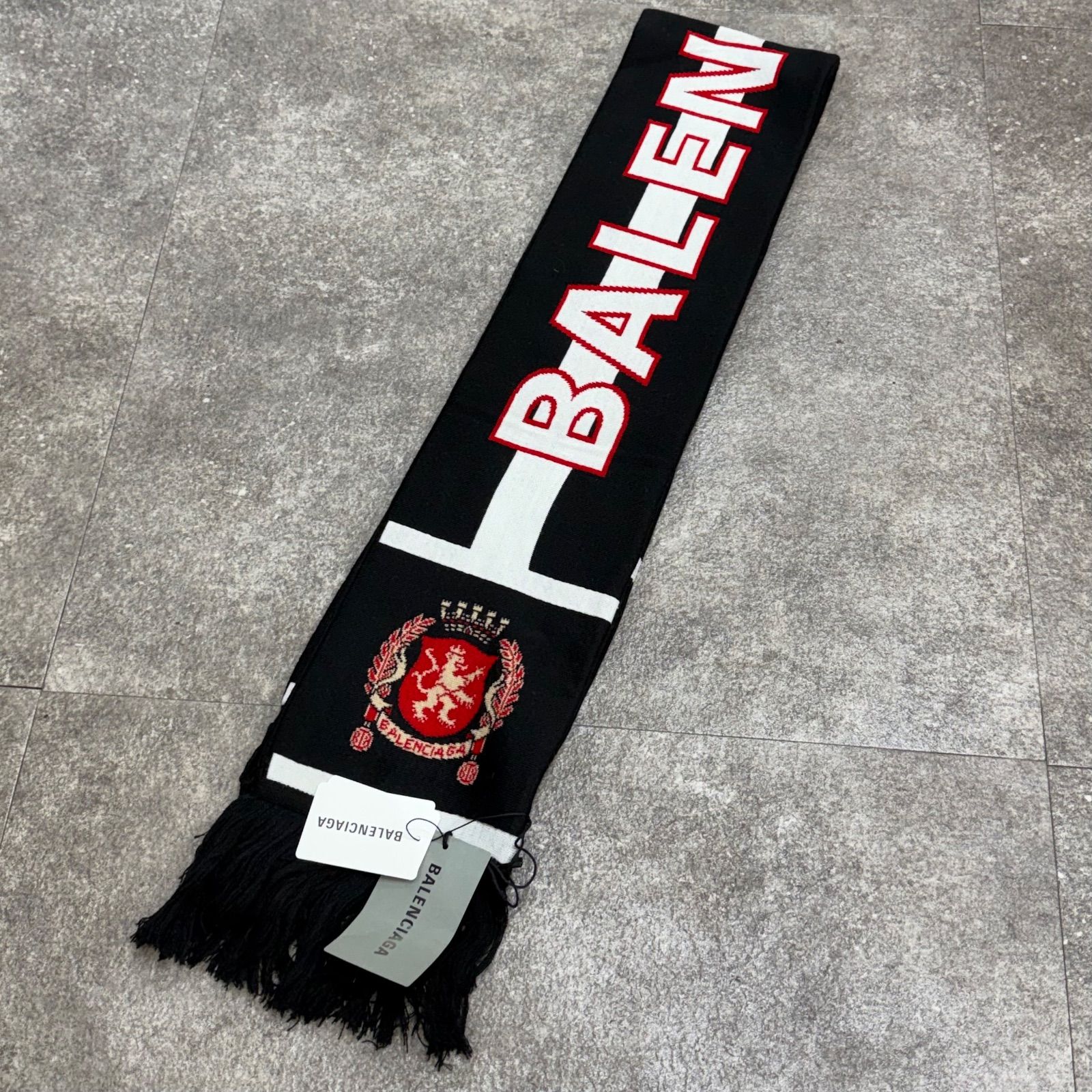 BALENCIAGA サッカー マフラー バレンシアガ 778778 1792M