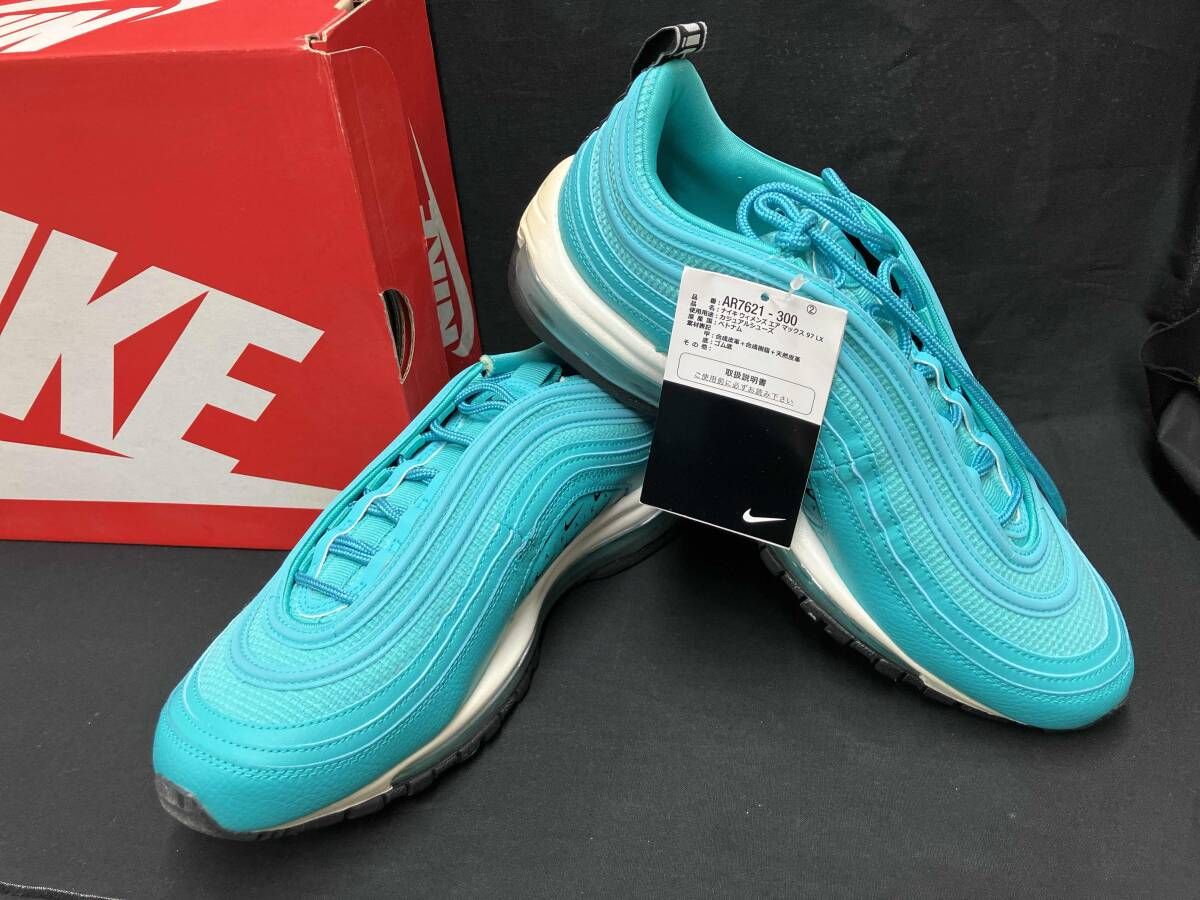 NIKE ナイキ W AIR MAX 97 LX ウィメンズエアマックス97LX AR7621-300 スニーカー エメラルドグリーン 27cm