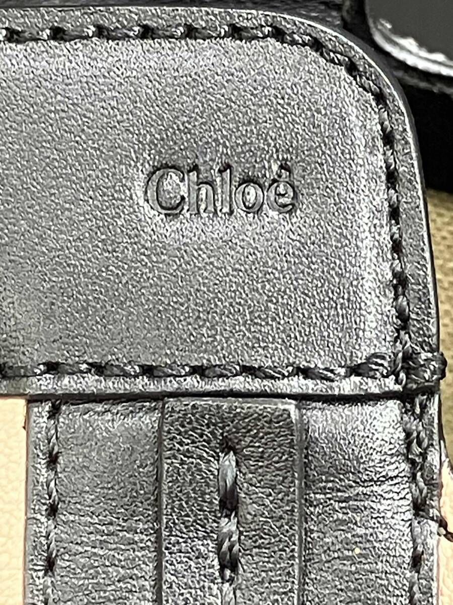  Chloe クロエ WS 10527 ハンドバッグ ピンク ブラック コンビ 外寸目安 持ち手高13 cm その他 バッグ