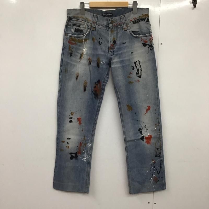 DOLCE-GABBANA ドルチェアンドガッバーナ パンツ デニム ジーンズ デニムパンツ ワイドパンツ カジュアルパンツ