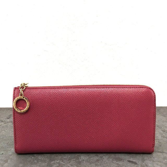 354 送料込み！ 極美品 BVLGARI L字ファスナーウォレット 286302