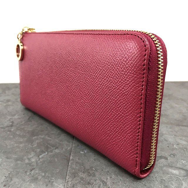 354 送料込み！ 極美品 BVLGARI L字ファスナーウォレット 286302