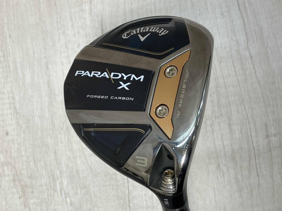 Callaway PARADYM X フェアウェイ キャロウェイ FLEX SR ロフト角 15° 男性右利き用 ゴルフクラブ