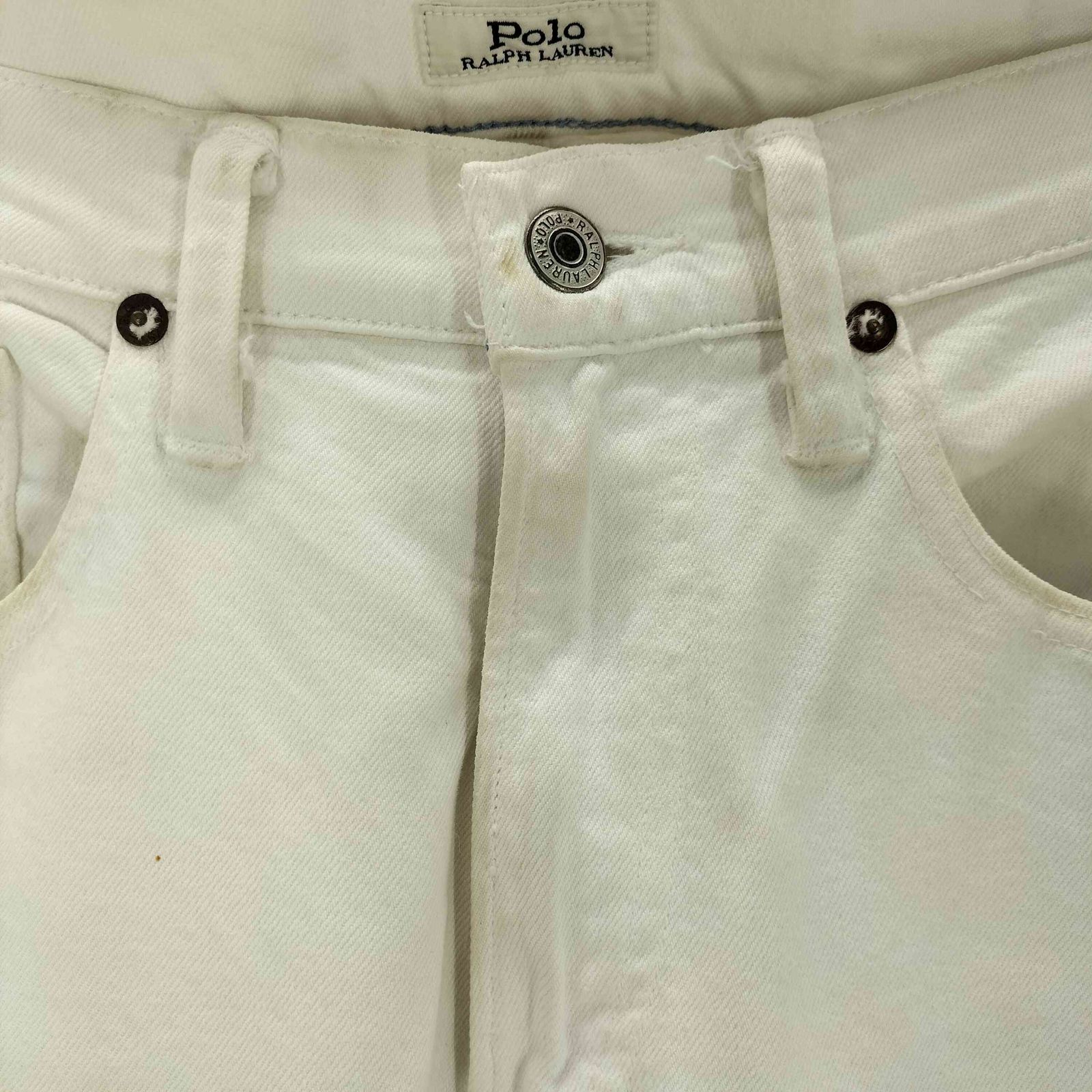 POLORALPH LAUREN◆ストレートパンツ/30/コットン/IDG POLO RALPH LAUREN｜ポロ ラルフ ローレン（レディース）のパンツ