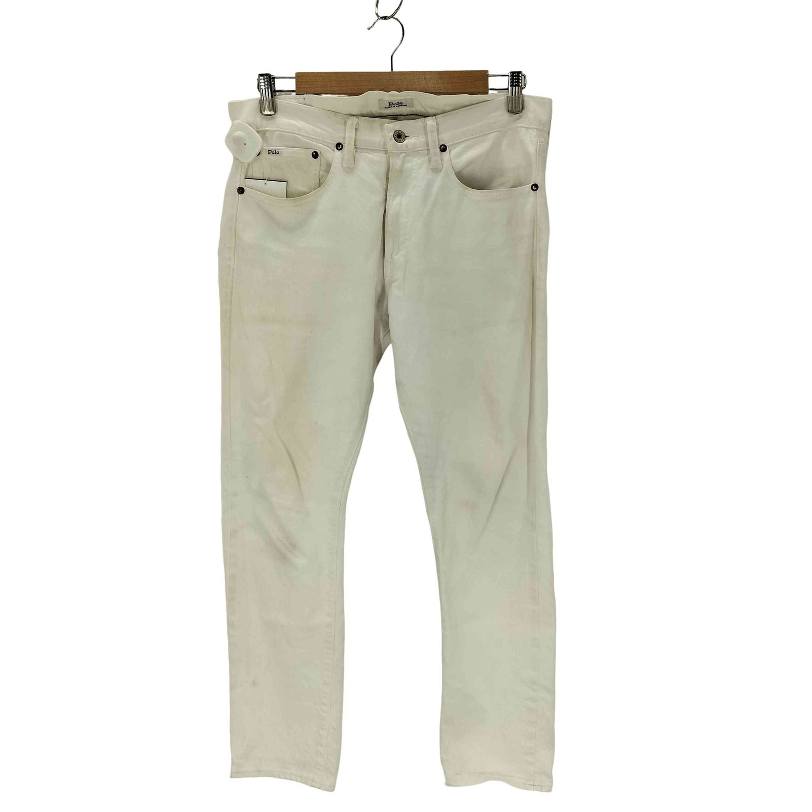 POLORALPH LAUREN◆ストレートパンツ/30/コットン/IDG POLO RALPH LAUREN｜ポロ ラルフ ローレン（レディース）のパンツ