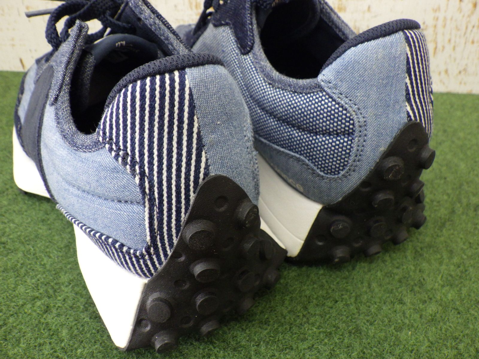  balance ニュー ンス スニーカー MS 327 PA 26 5㎝ デニム メンズ 男性用 スニーカー 靴