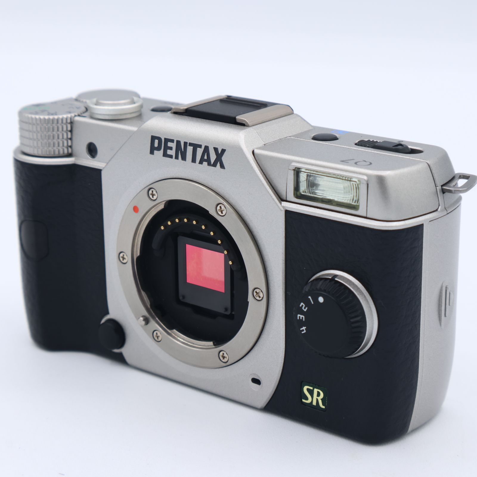 PENTAX ペンタックス Q7 ダブルズームキット 標準ズーム 02 STANDARD ZOOM 望遠ズーム 06 TELEPHOTO ZOOM シルバー 251026_4998816