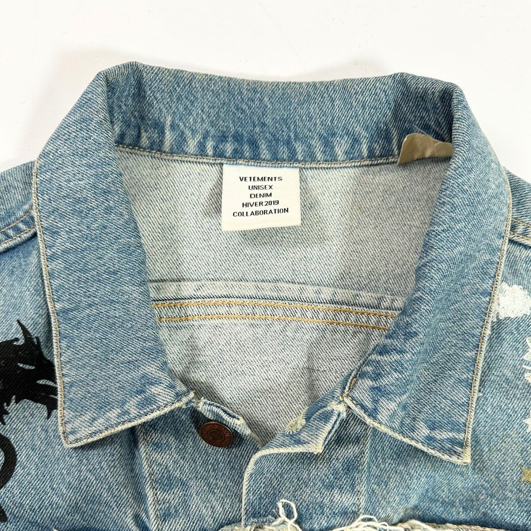 美品】VETEMENTS × Levi's トライバル プリント デニム