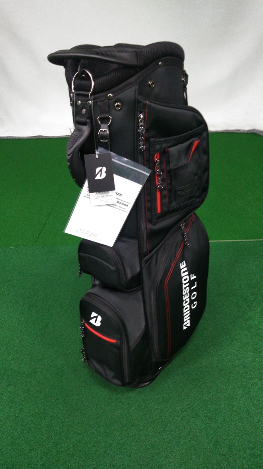 BS ブリヂストンゴルフ 軽量 スタンドモデル 9型 キャディバッグ 黒 47インチ対応 CB2525 BRIDGESTONE GOLF モデル 日本 浦安店