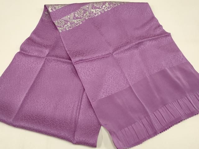 平和屋着物 和装小物 帯締め 帯揚げセット 振袖用 幾何学花文 正絹 ay