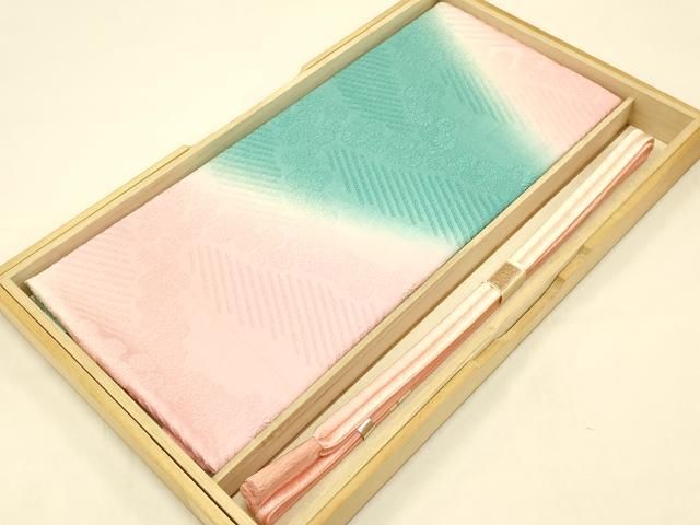 平和屋着物 和装小物 帯締め 帯揚げセット 菊地紋 暈し染め ay