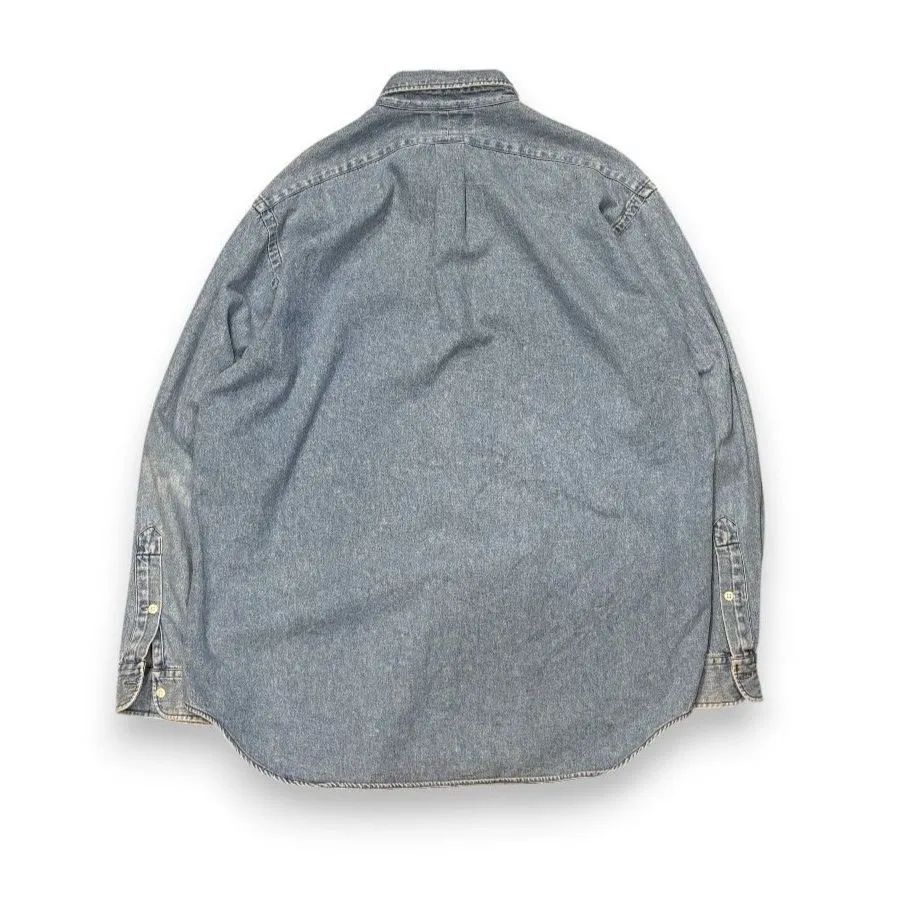 90s 00s Ralph Lauren デニムシャツ サイズL POLO ラルフ
