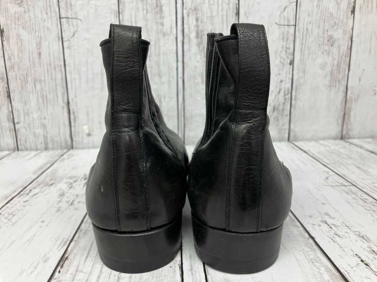 ブラック サイドゴアブーツ