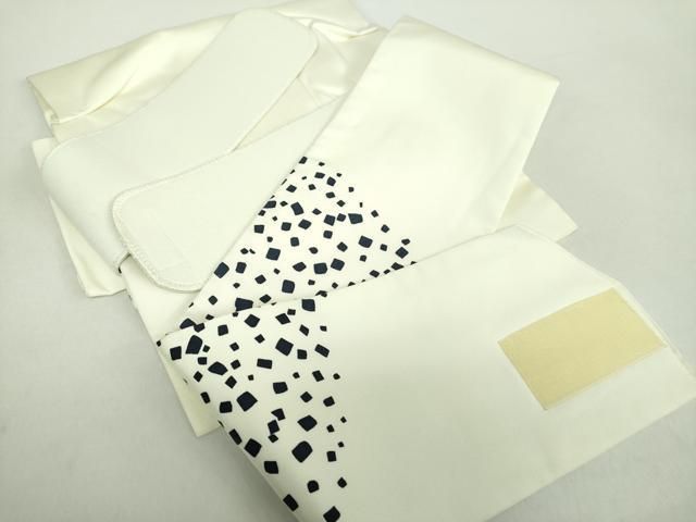  平和屋着物 塩瀬 つけ帯 箔散らし文 正絹 ps 付け帯 作り帯 帯