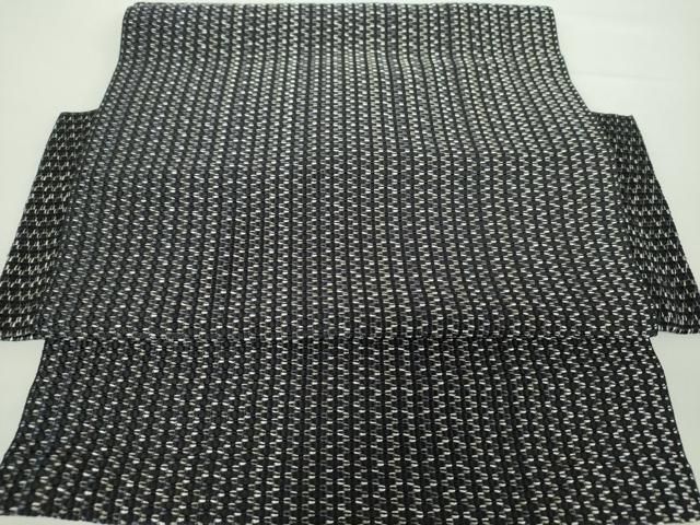 平和屋着物 つけ帯 間道 黒地 正絹 ps