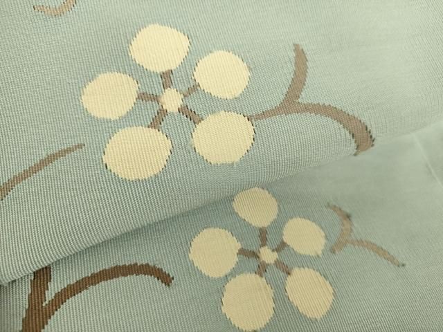  平和屋着物 爪掻き本綴れ ワンタッチつけ帯 花唐草文 正絹 ps 付け帯 作り帯 帯