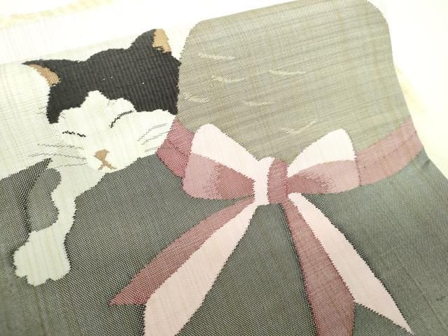 つけ帯 帽子と猫