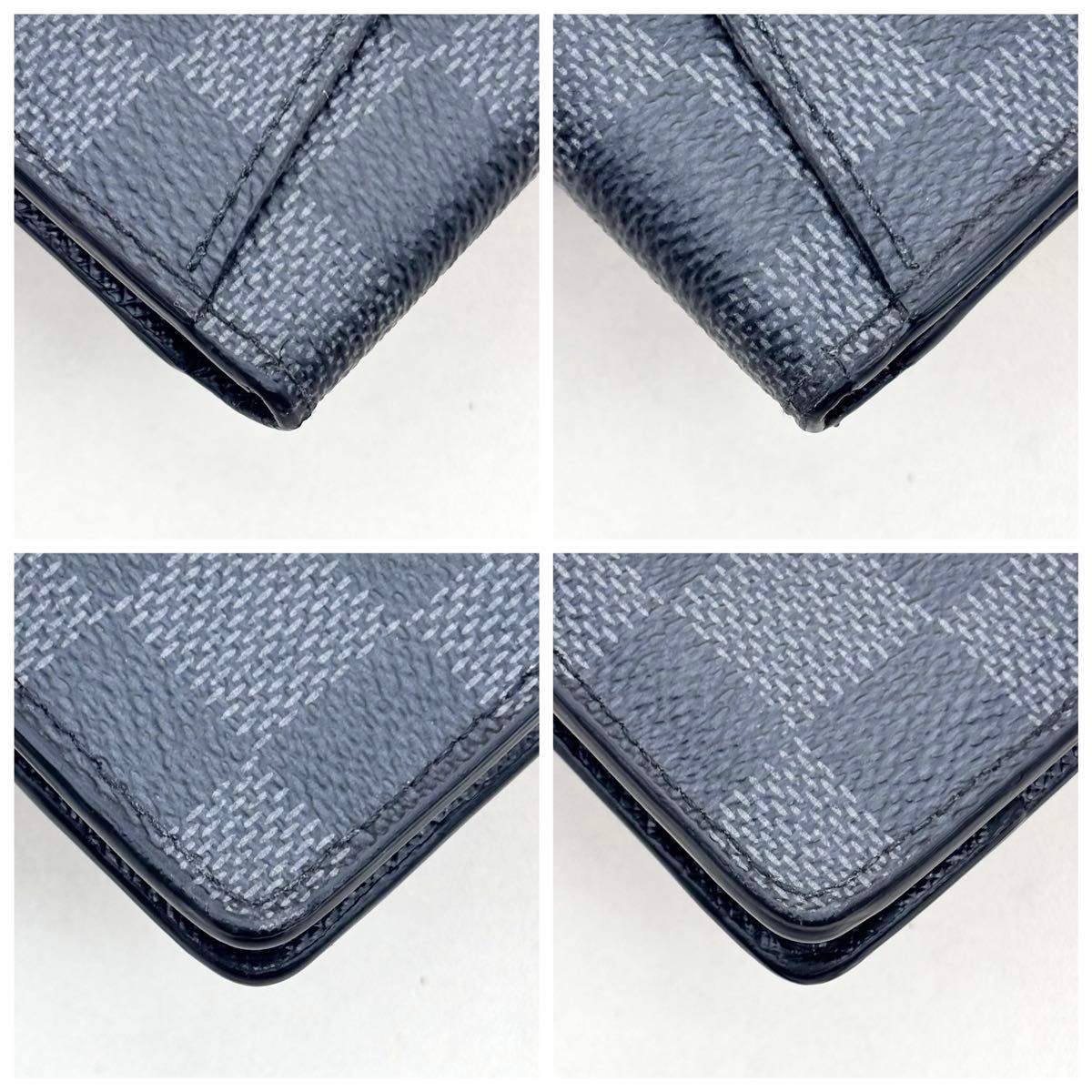 極美品】ルイヴィトン ダミエグラフィット オーガナイザードゥポッシュ