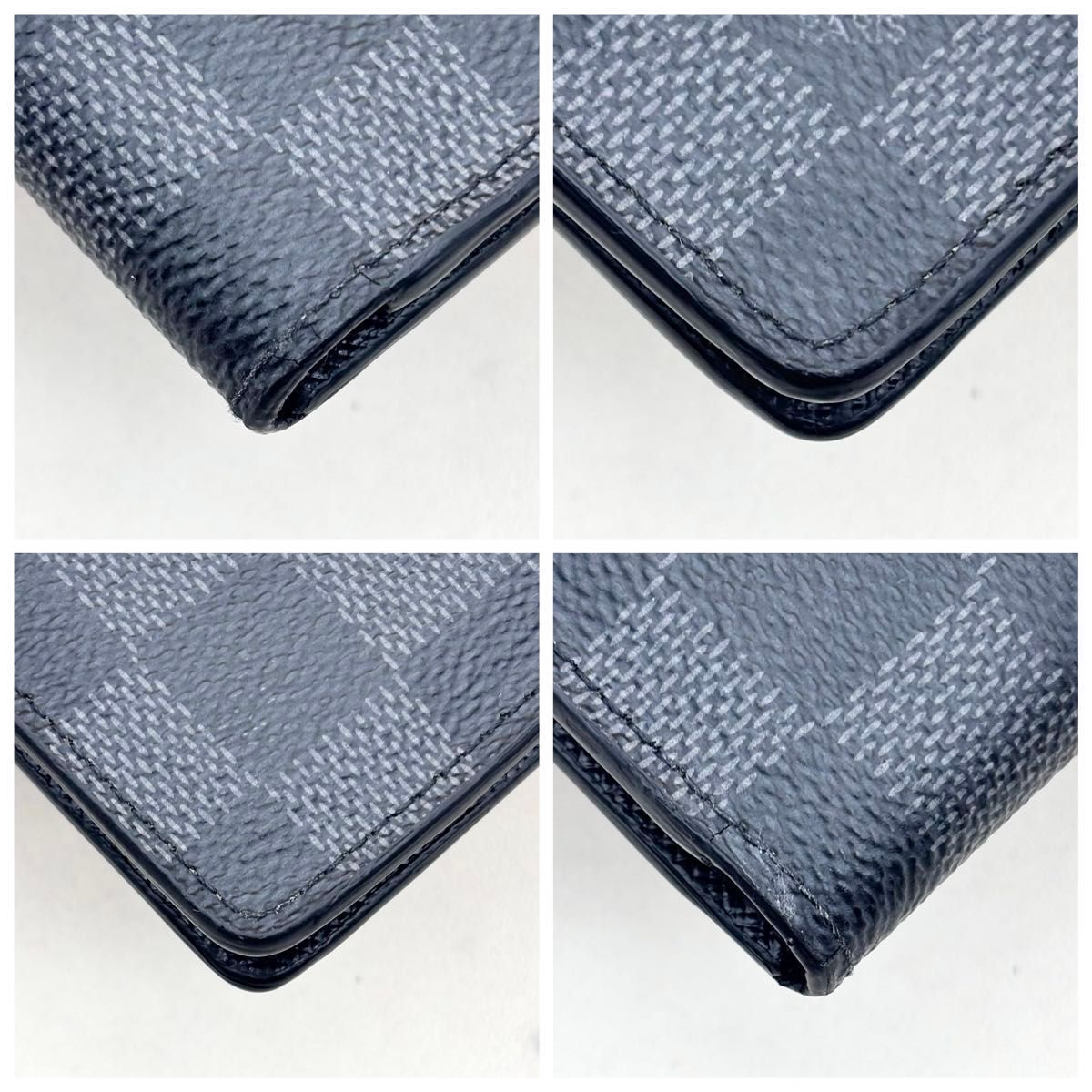 極上美品 ルイヴィトン 新型 ダミエ グラフィット オーガナイザードゥポッシュ 極美品】ルイヴィトン ダミエグラフィット オーガナイザードゥポッシュ