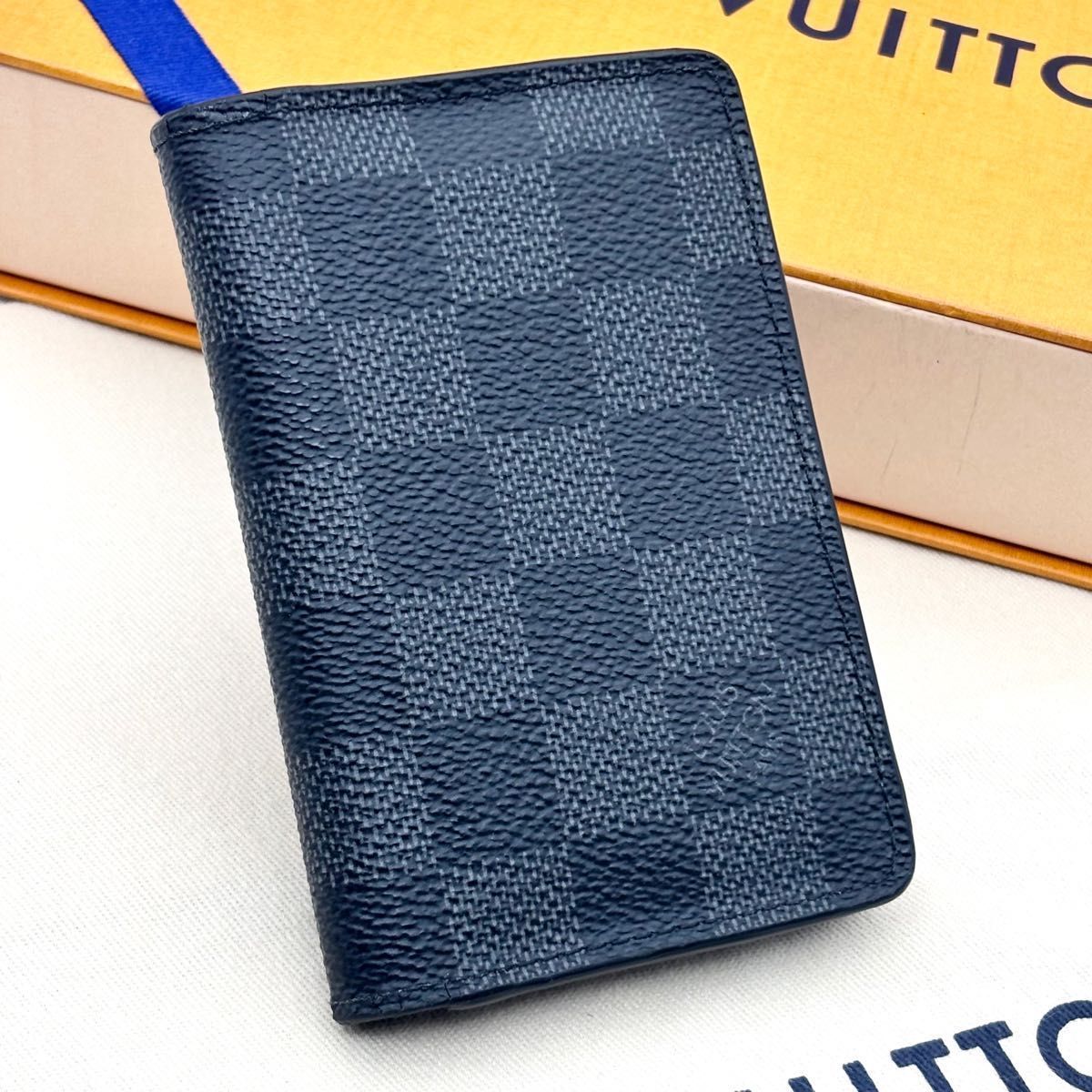 極美品】ルイヴィトン ダミエグラフィット オーガナイザードゥポッシュ